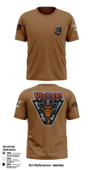 2-10 AHB Knighthawks 14380811 Short Sleeve Performance Shirt - 9