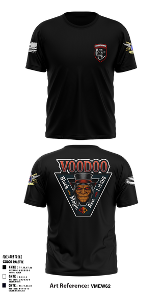 2-10 AHB Knighthawks 14380811 Short Sleeve Performance Shirt - 1