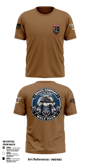 2-10 AHB Knighthawks 14380811 Short Sleeve Performance Shirt - 11