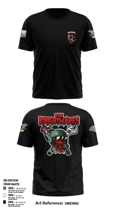 2-10 AHB Knighthawks 14380811 Short Sleeve Performance Shirt - 6