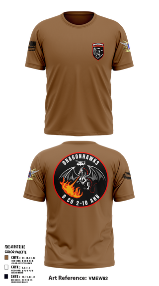 2-10 AHB Knighthawks 14380811 Short Sleeve Performance Shirt - 8
