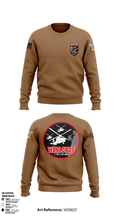 2-10 AHB Knighthawks 14380811 Crew Neck Sweatshirt - 8