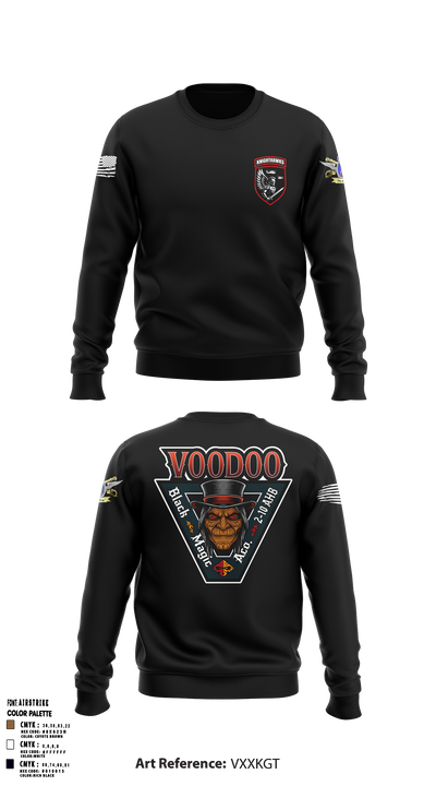 2-10 AHB Knighthawks 14380811 Crew Neck Sweatshirt - 3