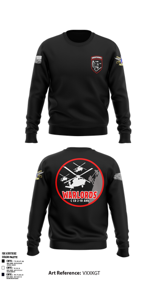 2-10 AHB Knighthawks 14380811 Crew Neck Sweatshirt - 6