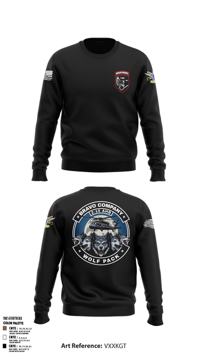 2-10 AHB Knighthawks 14380811 Crew Neck Sweatshirt - 7