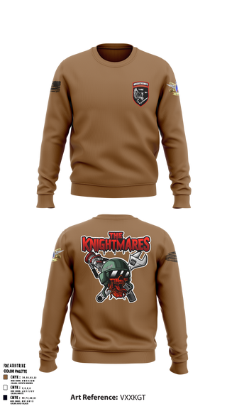 2-10 AHB Knighthawks 14380811 Crew Neck Sweatshirt - 10
