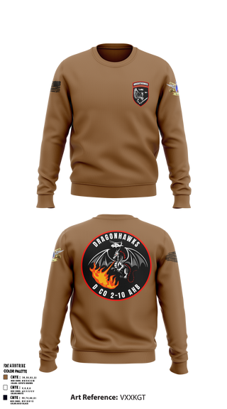 2-10 AHB Knighthawks 14380811 Crew Neck Sweatshirt - 11