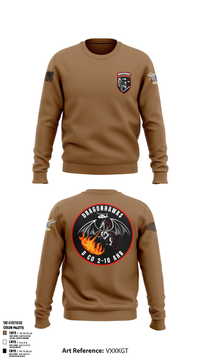 2-10 AHB Knighthawks 14380811 Crew Neck Sweatshirt - 11