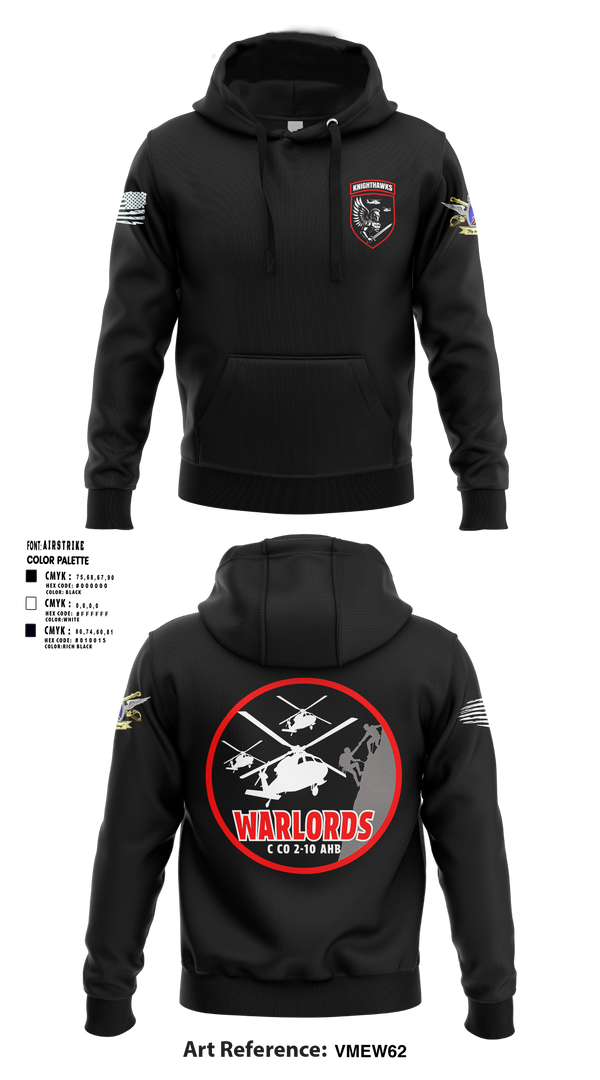 2-10 AHB Knighthawks 14380811 Hoodie - 7