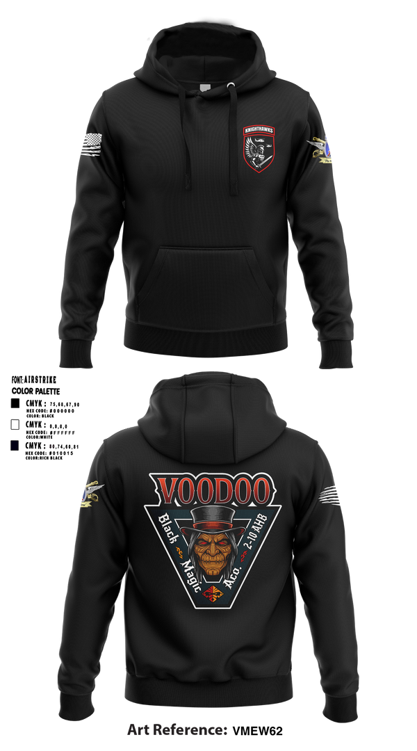 2-10 AHB Knighthawks 14380811 Hoodie - 1