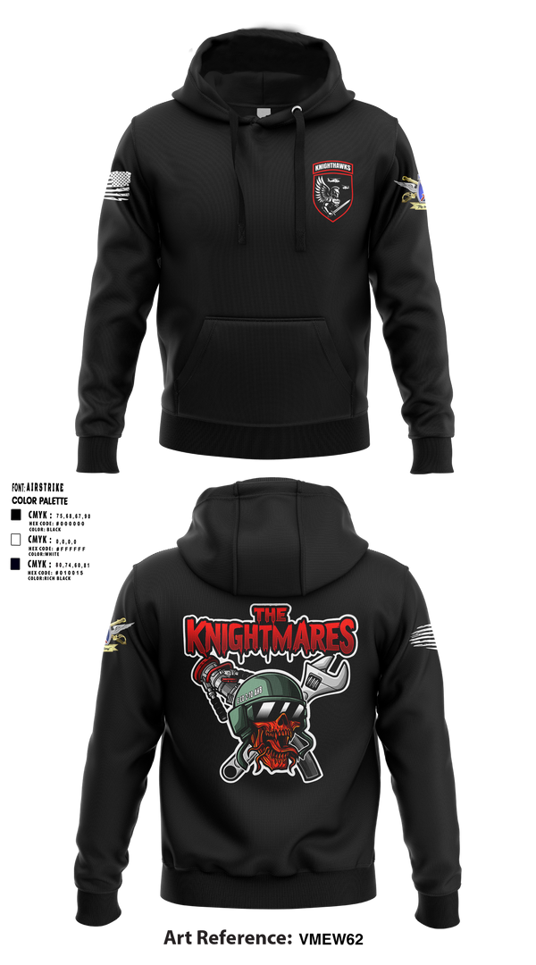 2-10 AHB Knighthawks 14380811 Hoodie - 6