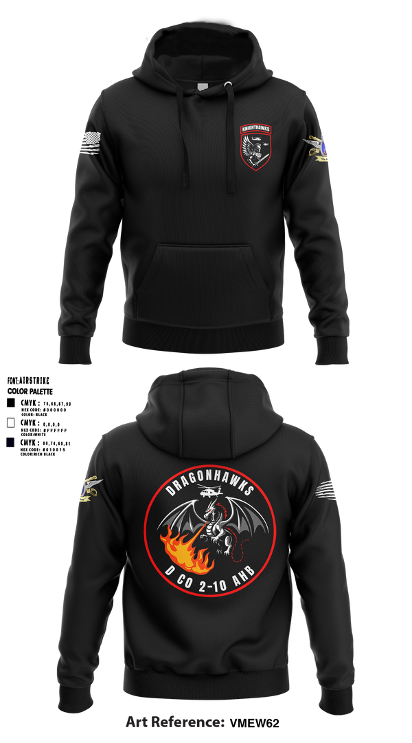 2-10 AHB Knighthawks 14380811 Hoodie - 4