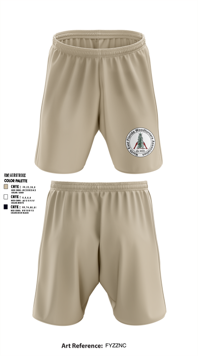 Northeast Florida Woodturning Association 62265388 Athletic Shorts With Pockets - 1