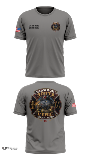 Short Sleeve Performance Shirt, Tawakoni South Volunteer Fire Department, Fire Department, Teamtime, Team time, sublimation, custom sports apparel, team uniforms, spirit wear, spiritwear, sports uniforms, custom shirts, team store, custom team store, fundraiser sports, apparel fundraiser
