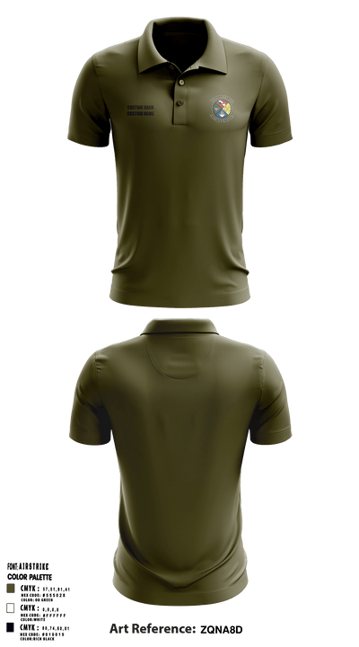 Muscogee Nation Special Operations 96454937 Short Sleeve Performance Polo - 3