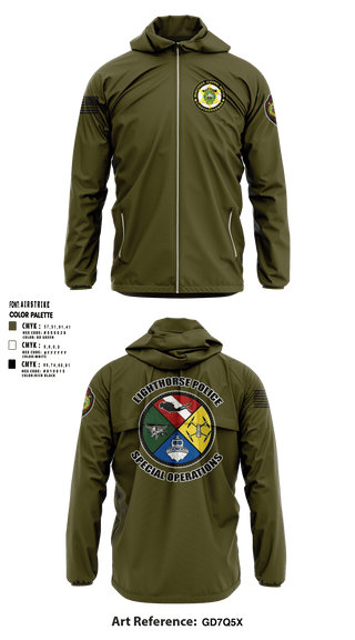 Muscogee Nation Special Operations 96454937 Windbreaker - 3