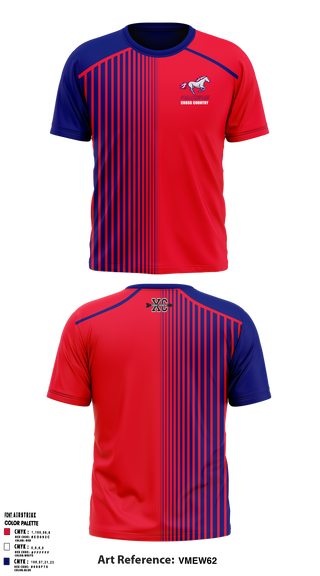 Plaza Park Pacers 617687 Short Sleeve Performance Shirt - 1