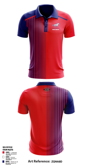 Plaza Park Pacers 617687 Short Sleeve Performance Polo - 1