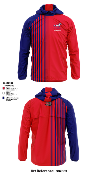 Plaza Park Pacers 617687 Windbreaker - 1