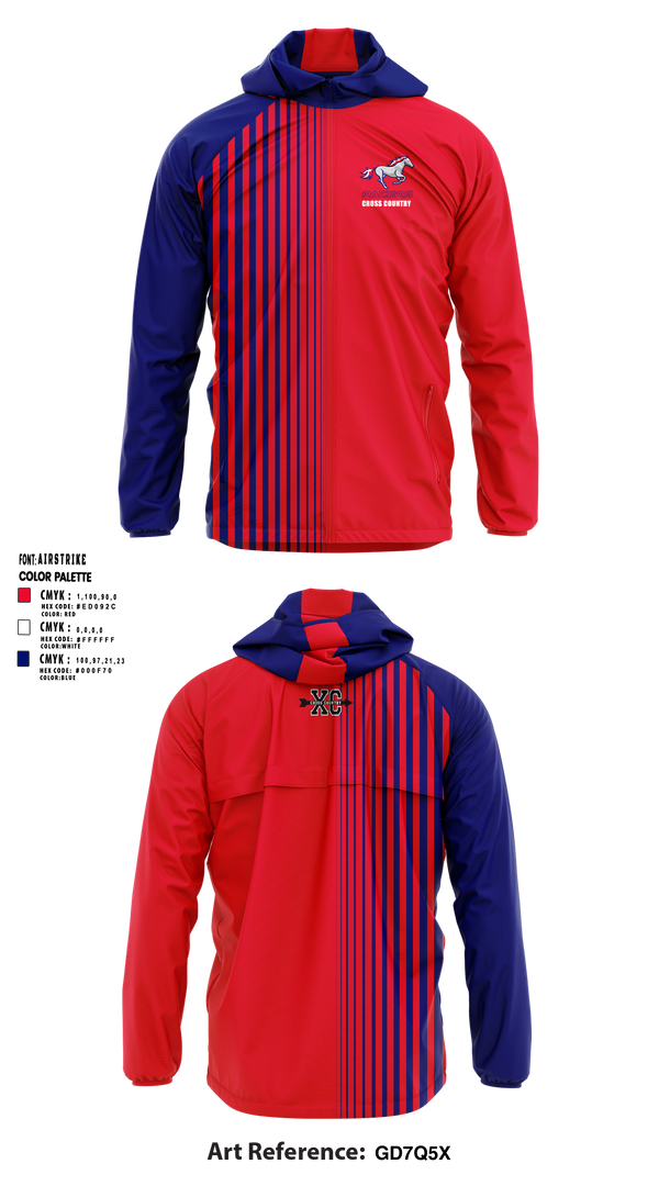 Plaza Park Pacers 617687 Windbreaker - 1