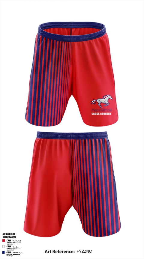 Plaza Park Pacers 617687 Athletic Shorts With Pockets - 1