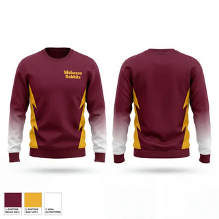 Crew Neck Sweatshirt, Wabasso Rabbits, Wrestling, Teamtime, Team time, sublimation, custom sports apparel, team uniforms, spirit wear, spiritwear, sports uniforms, custom shirts, team store, custom team store, fundraiser sports, apparel fundraiser