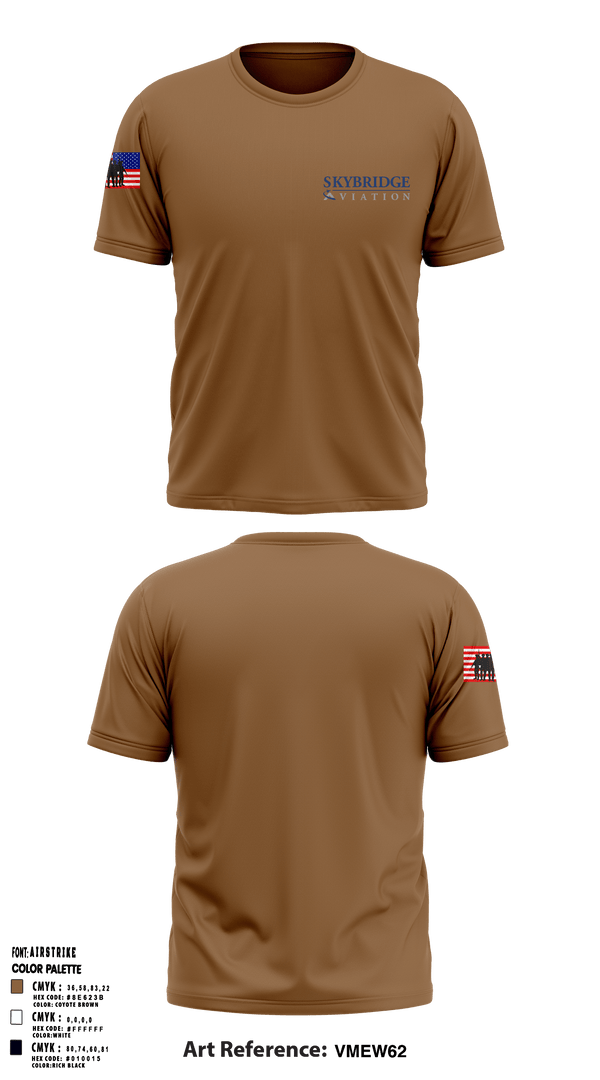 SkyBridge Aviation 74351240 Short Sleeve Performance Shirt - 1