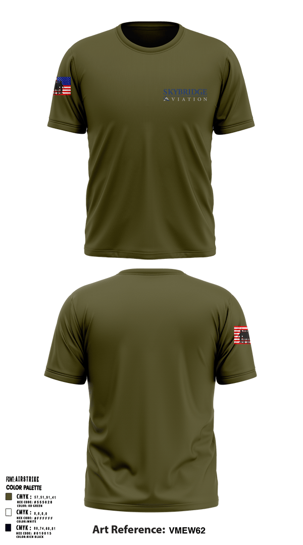 SkyBridge Aviation 74351240 Short Sleeve Performance Shirt - 2