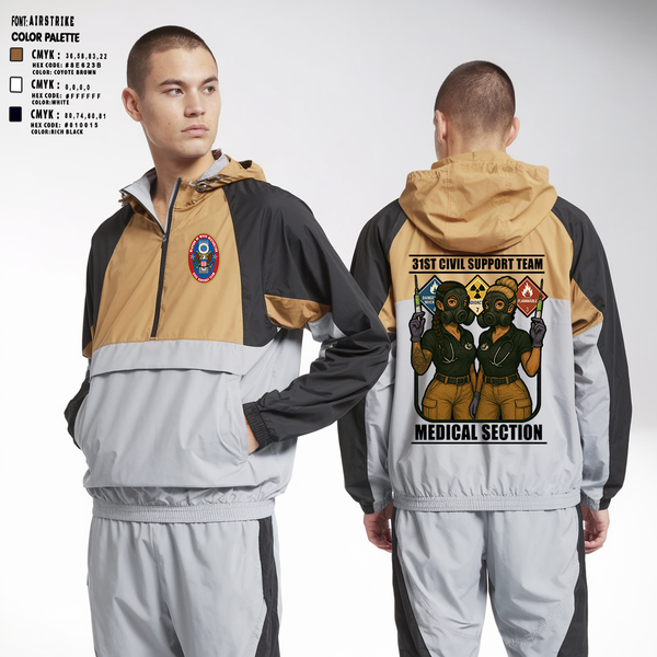 31st Civil Support Team 74906635 Windbreaker - 1