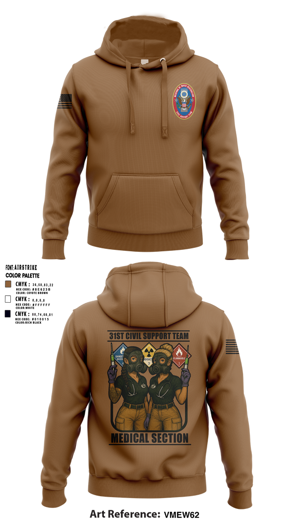 31st Civil Support Team 74906635 Hoodie - 3
