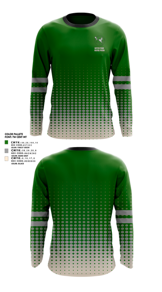 Dutch Fork Silver Foxes 30389436 Long Sleeve Performance Shirt 1