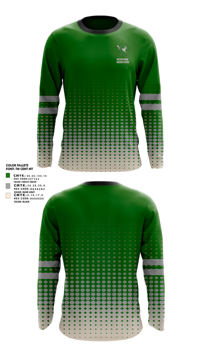 Dutch Fork Silver Foxes 30389436 Long Sleeve Performance Shirt 1