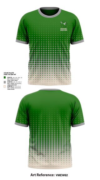 Dutch Fork Silver Foxes 30389436 Short Sleeve Performance Shirt - 1