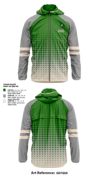 Dutch Fork Silver Foxes 30389436 Windbreaker - 1