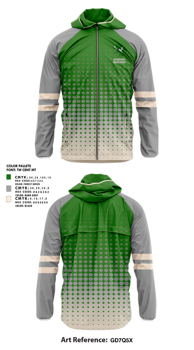 Dutch Fork Silver Foxes 30389436 Windbreaker - 1