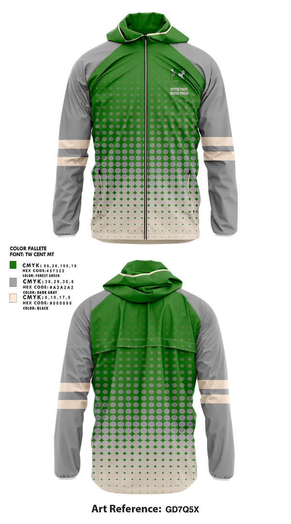 Dutch Fork Silver Foxes 30389436 Windbreaker - 1