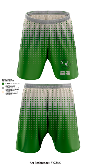 Dutch Fork Silver Foxes 30389436 Athletic Shorts With Pockets - 1