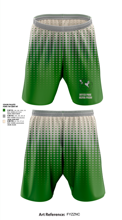 Dutch Fork Silver Foxes 30389436 Athletic Shorts With Pockets - 1