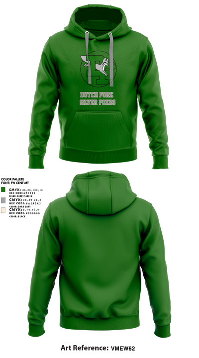 Dutch Fork Silver Foxes 30389436 Hoodie - 1