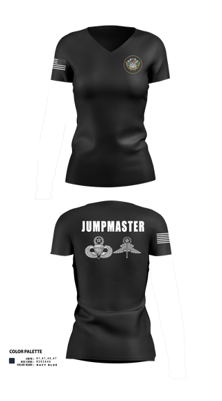 JCU 40817356 Women's Short Sleeve V-neck Shirt - 70