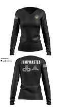 JCU 40817356 Women's Long Sleeve V-neck Shirt - 70