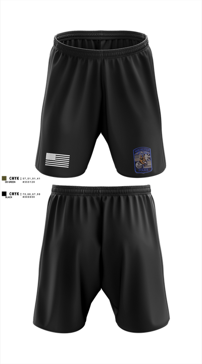 Winchester Police K9 Unit 67767754 Athletic Shorts With Pockets - 2