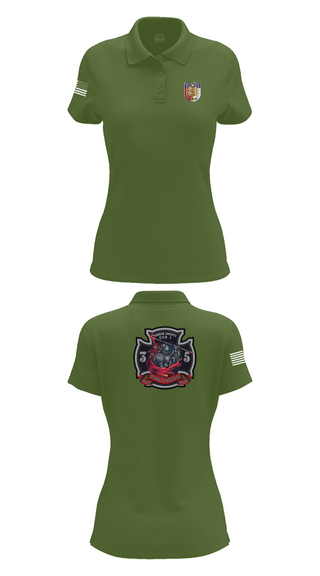 Womens Short Sleeve Performance Polo, Truck 35, , Teamtime, Team time, sublimation, custom sports apparel, team uniforms, spirit wear, spiritwear, sports uniforms, custom shirts, team store, custom team store, fundraiser sports, apparel fundraiser