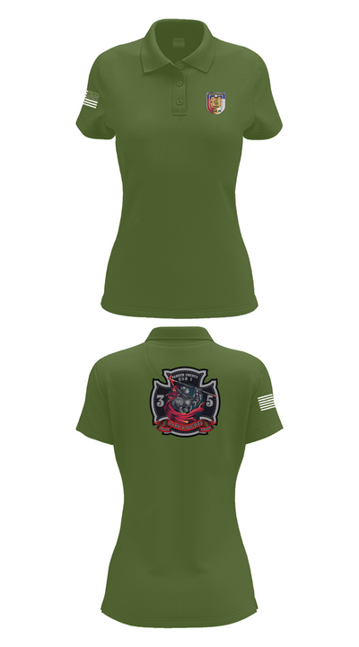 Truck 35 66296032 Women's Short Sleeve Performance Polo  - 55