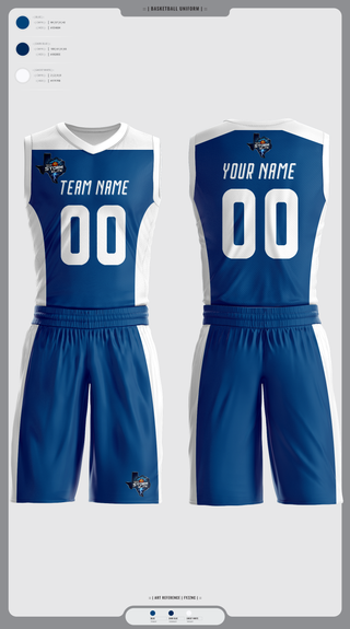 Texas Storm 10956956 Mens Basketball Jersey - 1