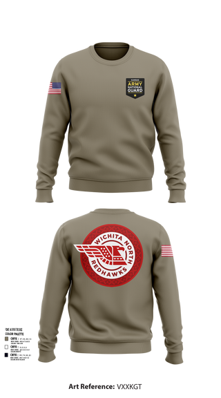 Wichita North Redhawks NG 83064196 Crew Neck Sweatshirt - 105