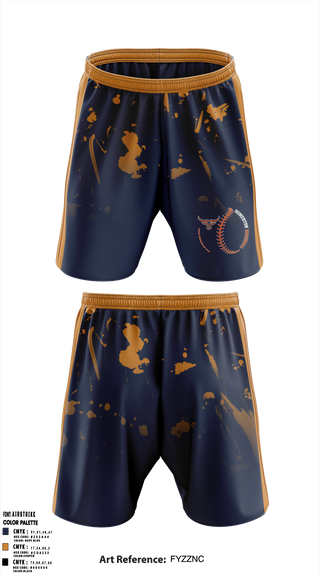 Somerton Toros Baseball 88801798 Athletic Shorts With Pockets - 1