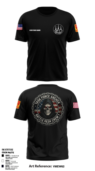 TF Archer Battle Crew 1 11371105 Short Sleeve Performance Shirt - 2