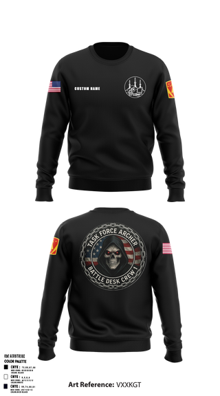 TF Archer Battle Crew 1 11371105 Crew Neck Sweatshirt - 1