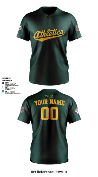 IWV Youth Baseball 15555147 Two Button Softball Jersey - 41